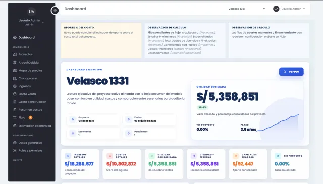 Captura de realestate.devex.pe — Real Estate