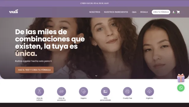 Captura de vua.pe — Vuá®