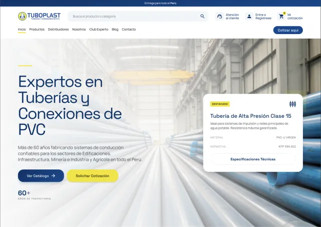 Captura de tuboplast.xplain.pe — Tuboplast®